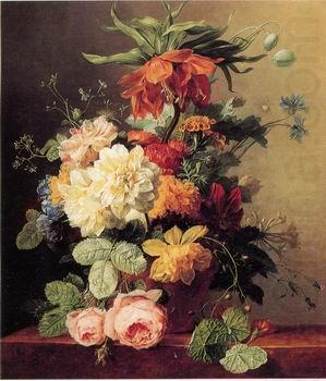 unknow artist Floral, beautiful classical still life of flowers.116 oil painting picture